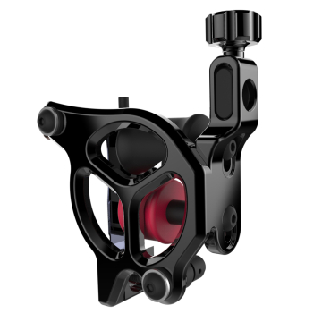 FK Irons AL13 Galaxie III Aluminium Tattoo Machine in Black - Power Liner