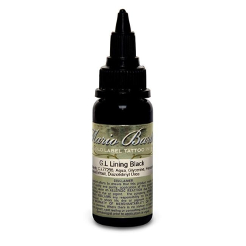 Intenze Ink Mario Barth Gold Label Lining Black 30ml (1oz)